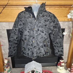 Bench Camouflage Water Proof Logo Jacket With Liner Men's NWT